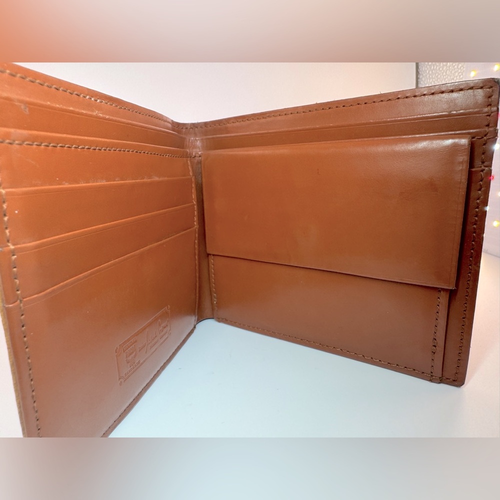 MCM Visetos Logo Wallet W Coin Pouch Michael Cromer Germany Authentic Vintage - Picture 9 of 15